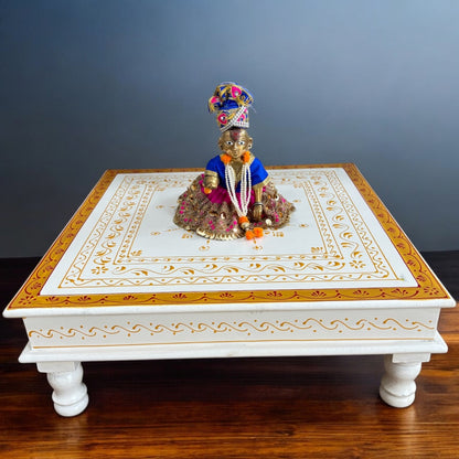 Pooja Chowki Bajot - Urli Utsav Meditation Table