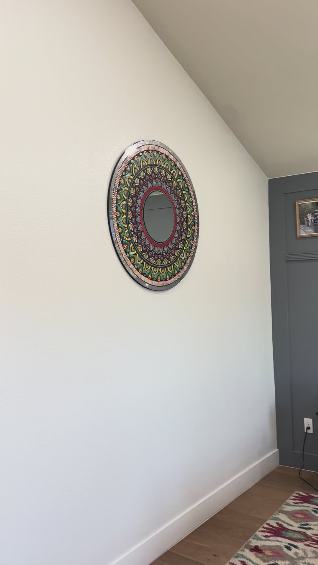 3ft mandala mirror series by urli utsav decor
