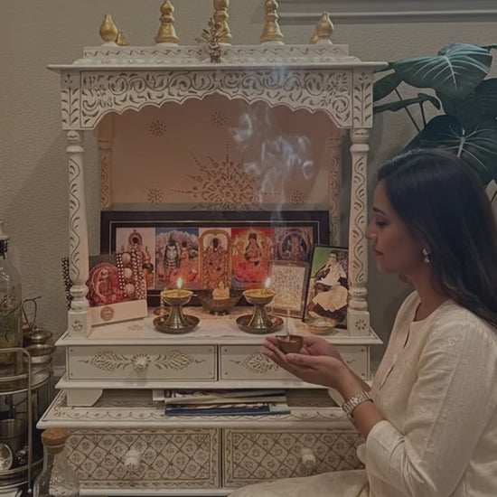 Video of White and Red Wooden Temple, designed for your home in the USA.