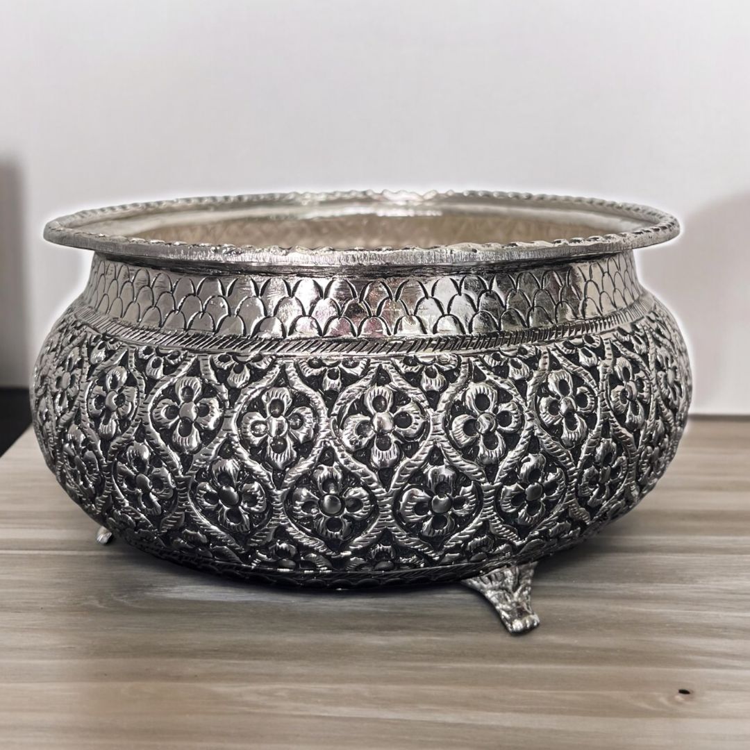 Urli Utsav German Silver Urli