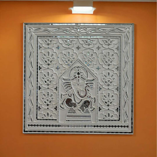 Urli Utsav Ganesha Lippan Wall Art