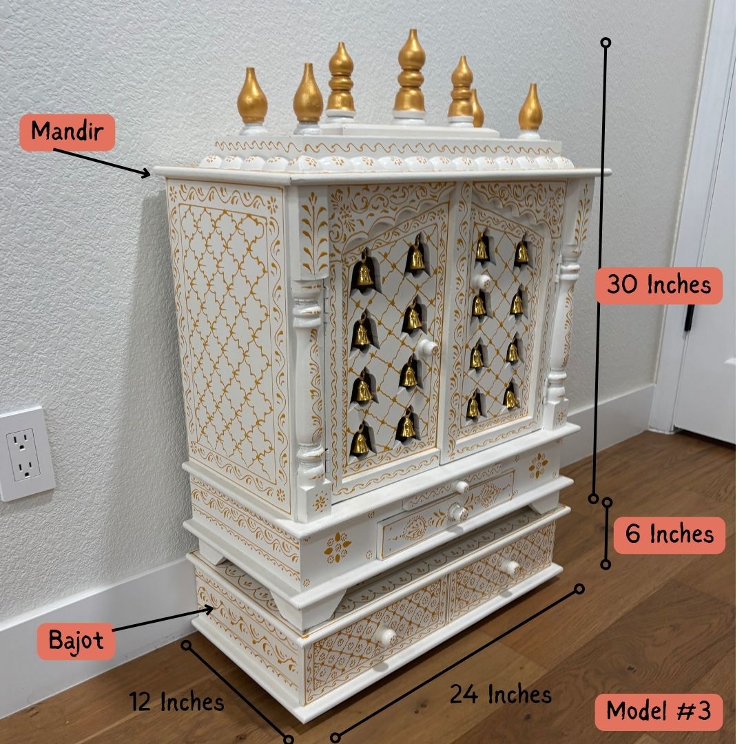 Option 3 - Mandir + Bajot | 30×24×12 in