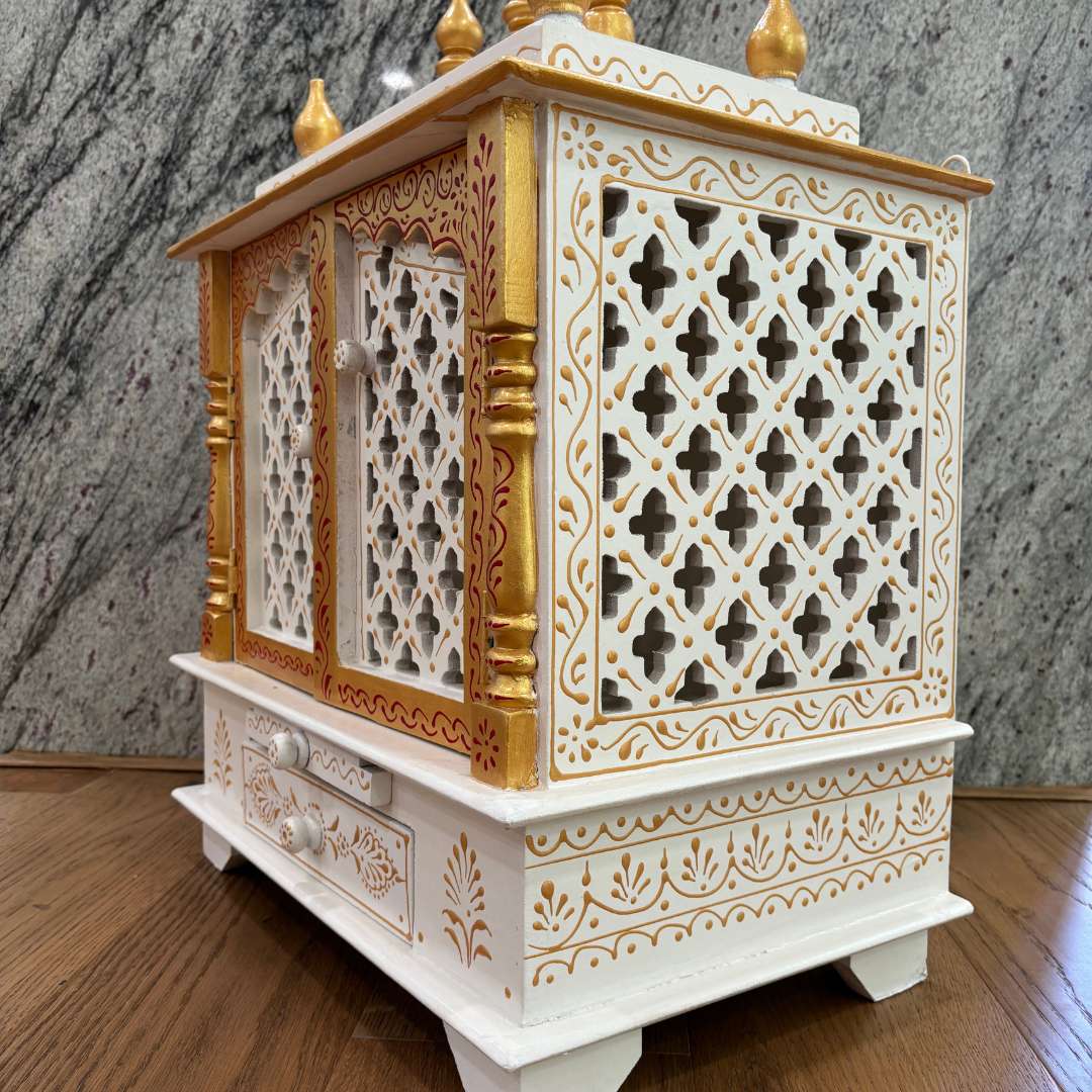 Urli Utsav Hand-painted Pooja Mandir