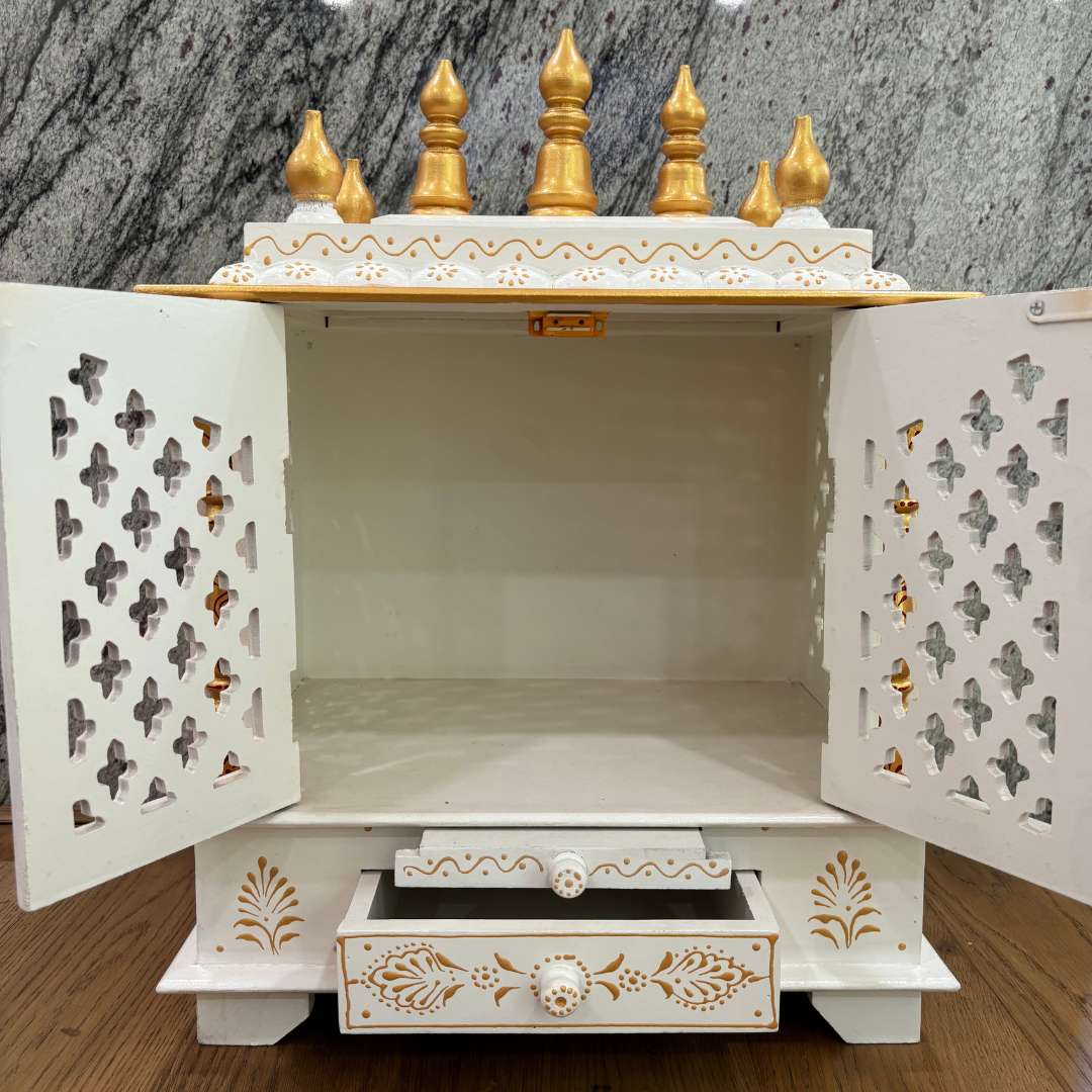 Urli Utsav Hand-painted Pooja Mandir